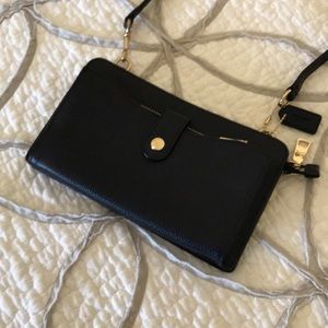 Navy blue Coach purse